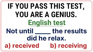 English Grammar Test 🌟 If you pass this test you are a genius [upl. by Wallache]