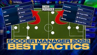 Best Tactics To Use In Soccer Manager 2022  433  4321 SM22 Tactics [upl. by Aala]