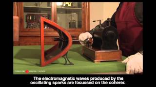 Hertz experiments with electromagnetic waves [upl. by Sorvats]