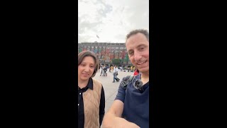 LIVE in Mexico Citys Zocalo with viewer Veronica [upl. by Ynagoham284]