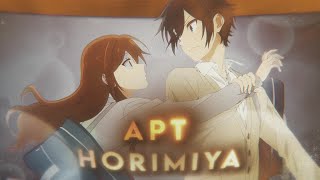 APT 💕  Horimiya EditAmv 4k [upl. by Aliekat]