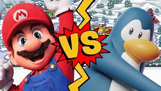 MUGEN Battles  Mario vs Club Penguin  Super Mario vs Club Penguin [upl. by Eckmann287]