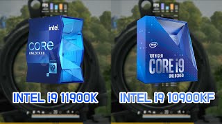 INTEL i9 11900K vs INTEL i9 10900KF with RTX 3080 7 Games  FHD  1080p [upl. by Anil]