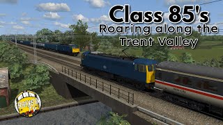 Train Simulator Classic Class 85s  Roaring along the Trent Valley [upl. by Alyel563]