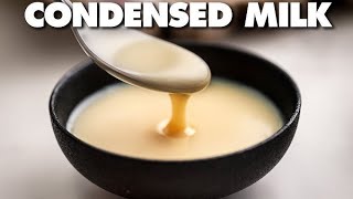 Homemade condensed milk  Condensed milk recipe milk dairy kitchen [upl. by Swec]