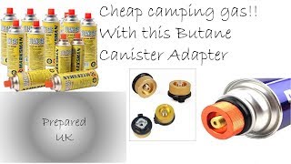 Camping Gas Canister Adapter [upl. by Anileh]