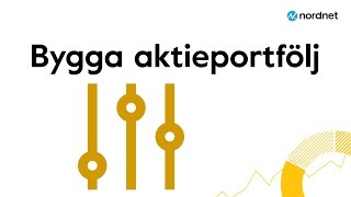 Så Bygger du din Aktieportfölj [upl. by Warrin]