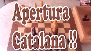 Apertura Catalana Desarrollo si pero mucho ojo Ajedrez chess [upl. by Bekah850]