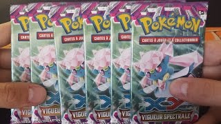 Ouverture de 6 Boosters Pokémon Vigueur Spectrale  quotDiancie la Fée Enchanteresse quot [upl. by Raouf]