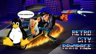 Retro City Rampage DX  1080P60FPS Gameplay Linux [upl. by Annahsat]