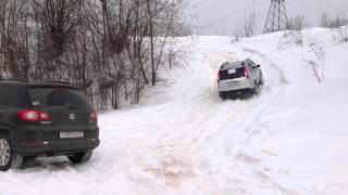 Tiguan vs Xtrail внедорожный трек на Лобачевского [upl. by Lorenzo719]