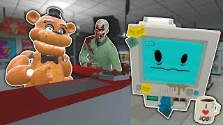 JOB SIMULATOR ENDS IN ZOMBIE SURVIVAL  Garrys Mod Gameplay  Gmod FNAF Zombie Survival [upl. by Firooc]