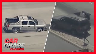 FULL POLICE CHASE Murder suspect chased at high speeds through LA streets  Car Chase Channel [upl. by Laughton]