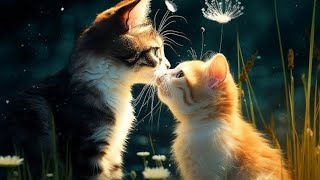 Kissing cat😘😘catcute kissing youtubevideo [upl. by Erodoeht49]