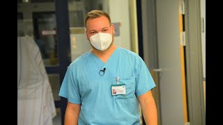 FULDA Felix Pappert ist Pfleger auf der Intensivstation im Klinikum Fulda [upl. by Mosby]