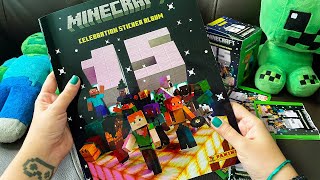 ¡Las Estampas cobran VIDA 🟩 Álbum Review MINECRAFT Celebración 15 Años Panini [upl. by Jabin634]