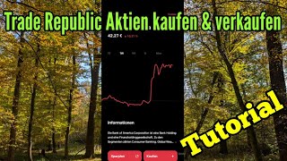 Trade Republic Aktien kaufen und verkaufen Tutorial [upl. by Ytomit861]