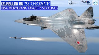 SU75 CHECKMATE  5 KEHEBATAN PESAWAT TEMPUR SILUMAN BARU RUSIA [upl. by Nitsrik560]