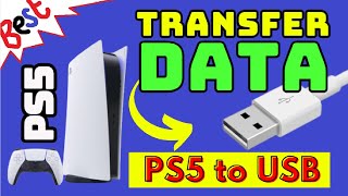 How to Transfer Data from PS5 to USB [upl. by Lathe]