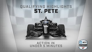 Qualifying Highlights  2024 Firestone Grand Prix of St Petersburg  INDYCAR SERIES [upl. by Snyder865]