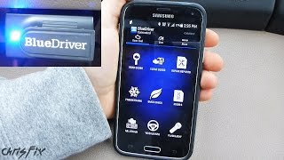 BlueDriver OBD2 Diagnostic Scan Tool Review reads ABS Airbag Tranny Codes [upl. by Sacram]