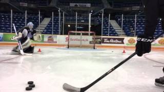 Saint John Seadogs Goaltending Practice [upl. by Nnaegroeg614]