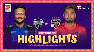 Extended Highlights  Comilla Victorians vs Rangpur Riders 40th Match  BPL 2024  T Sports [upl. by Osborne384]