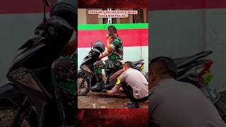 Jail sekali polisi ini mengerjain prajurit TNI yang sedang telponan tni tniindonesia bravo [upl. by Rocky]