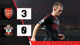 HIGHLIGHTS Arsenal 30 Southampton  Premier League [upl. by Alissa]