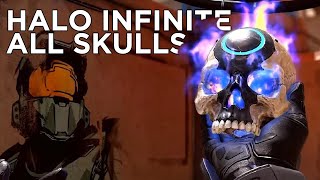 Halo Infinite  ALL 12 SKULLS LOCATIONS Campaign Skulls [upl. by Kcirddes471]