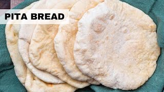 Pita Bread Recipe  Homemade Pita Bread 2 Easy Ways [upl. by Silevi]