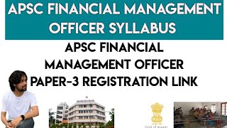 APSC Financial Management Officer Paper3 [upl. by Gallagher403]