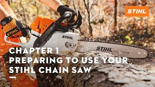 Chapter 1 Preparing To Use Your STIHL Chain Saw  STIHL Tutorial [upl. by Mojgan]