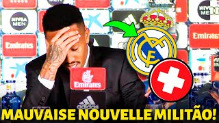 URGENT TOUT À L HEURE CEST CONFIRMÉ ACTUALITÉS DU REAL MADRID [upl. by Notnats]