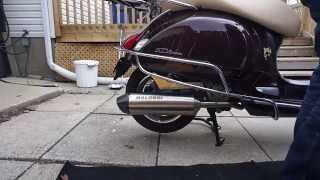 Malossi Exhaust Vespa GTV300 [upl. by Admana835]