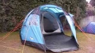 Vango Tigris 400 4 Person Family Tunnel Tent [upl. by Akimahs151]