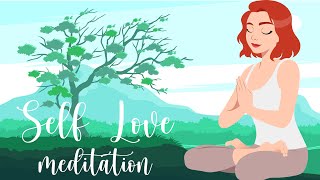 Ten Minute Meditation for Self Love [upl. by Yrocej]