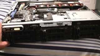 Dell poweredge 2950 server close look [upl. by Anihs]