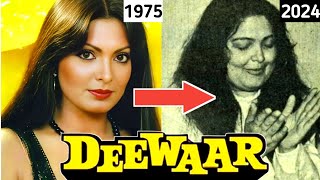 Deewar Movie 1975  Starcast Then amp Now  Amitabh Bachchan  Shahi Kapoor  Parveen Babi [upl. by Stefano]