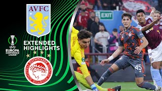 Aston Villa vs Olympiacos Extended Highlights  UECL SemiFinals 1st Leg  CBS Sports Golazo [upl. by Etiuqram]