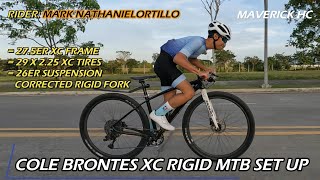 29x225 MTB Tires sa 275 COLE BRONTES MTB Frame ni Mark Nathaniel Ortillo [upl. by Hutchins]