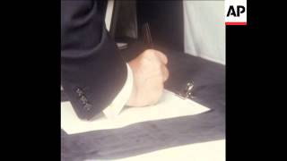 SYND 12111970 JAPANESE PRIME MINISTER EISAKU SATO SIGNS A CONDOLENCE BOOK AT THE FRENCH EMBASSY IN [upl. by Marven]