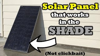 FINALLY A Solar Panel DESIGNED For Shading Performance Optivolt 100w Solar Panel  TESTED [upl. by Eecyac]