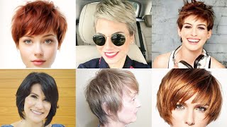 COUPES DE CHEVEUX POUR FEMMES 2024 DE 4060 ANS  COUPES CHEVEUX 2024 COURTS [upl. by Avilla]