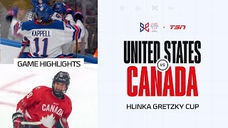 Canada vs USA FULL HIGHLIGHTS  2024 Hlinka Gretzky Cup [upl. by Barret]