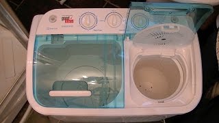 Good Ideas Compact Twin Tub Washing Machine Demonstration amp Review [upl. by Aetnahc]