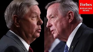 Lindsey Graham Tells Dick Durbin To Focus On Antisemitism At Hate Crime Hearing—Then Durbin Responds [upl. by Nnasus35]