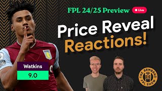 FPL PRICE CHANGES 2425  FIRST DRAFT  NEW RULES  FPL ARMBAND [upl. by Genvieve383]