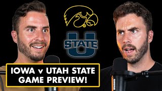 Iowa Hawkeyes vs Utah State Game Preview  ANF PODCAST 8 [upl. by Dasa225]