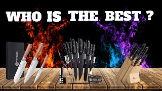 5 Best Kitchen Knife Set 2024  The Definitive Guide [upl. by Ahsilam]